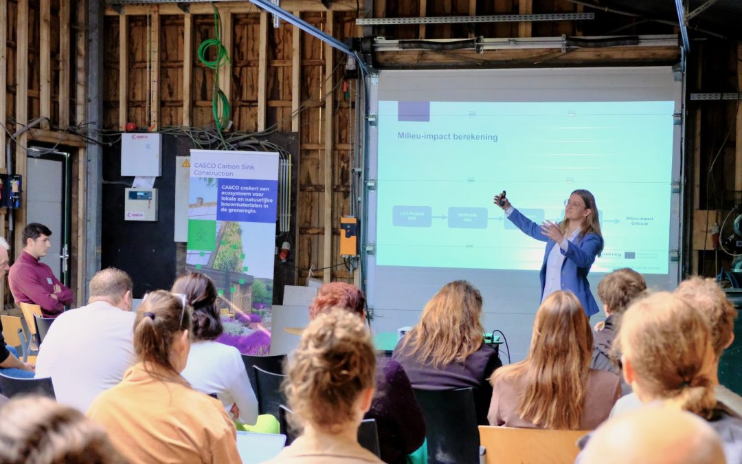 Eerste studiedag CASCO Carbon Sink Construction toont toekomst van lokale ketens voor bouwmaterialen