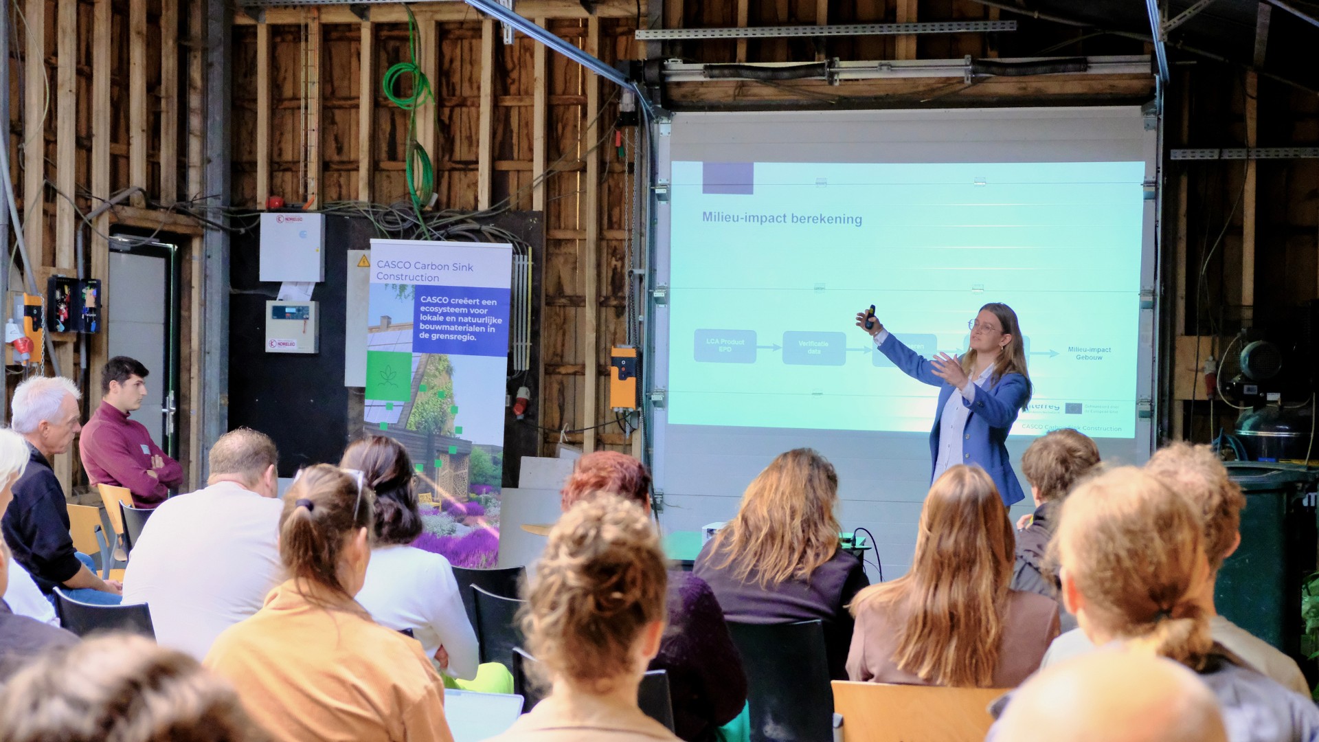 Studiedag CASCO Carbon Sink Construction 5 Een presentatie tijdens de studiedag van CASCO Carbon Sink Construction.